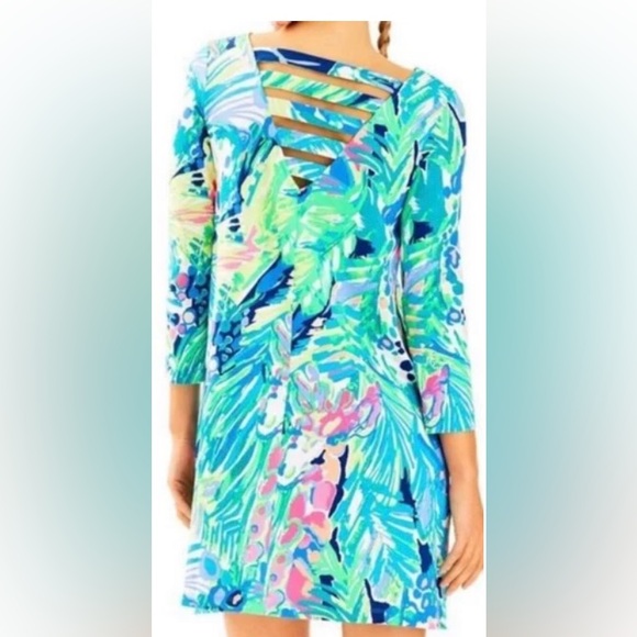 Lilly Pulitzer Ophelia dress in Purrfect print size XXS - Picture 2 of 6